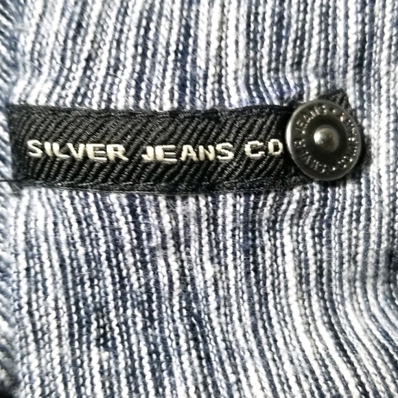 Silver Jeans Women's Top Size L Long Sleeve 3 Button Pull Over Jersey - Picture 4 of 8